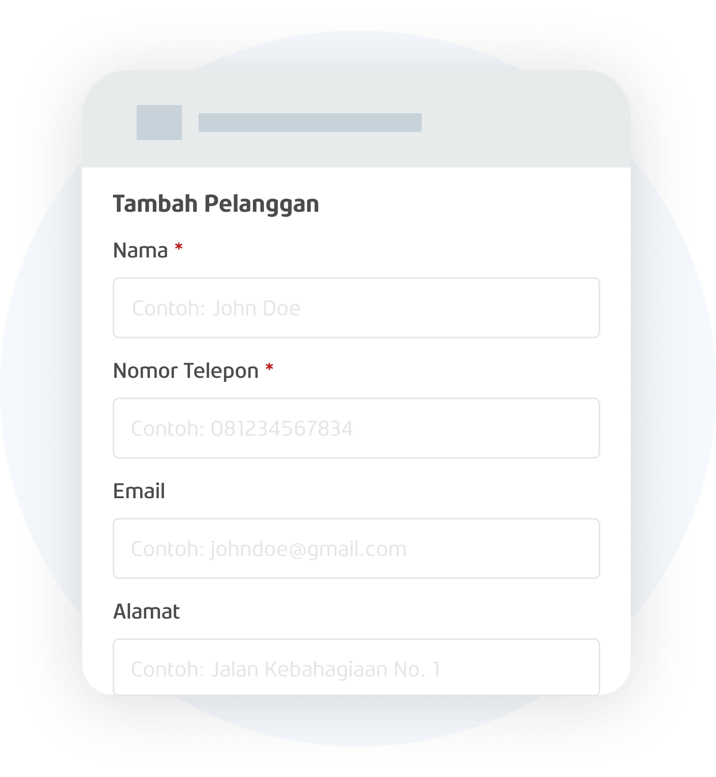 App Mudah Kelola Data Pelanggan